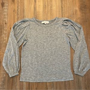 Loft Puff Sleeve Tee - Size XS